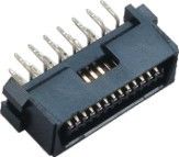 1.27mmまっすぐに26 PinのSCSIコネクターPBT 30%GF UL94V-0の蛍光体青銅の金Flash/Sn