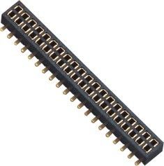 ポスト1.0AMP 1.27mm H=2.0が付いている女性の二重列ヘッダーのコネクターSMT