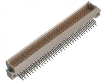 90°DIP PBTの男性Din41612 WCONのコネクターの蛍光体青銅2.54 Mmのピン コネクタ