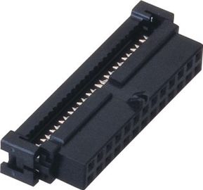 20隆起PBTの蛍光体青銅Sel Au/Snを持つピン2.00mm IDCソケットのコネクターの女性