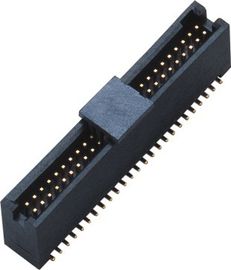 Diff.Postの高温材料ROHSとの黒いプラスチック1.27箱ヘッダー50Pin SMT LCP
