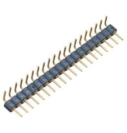 2.54 mmによって機械で造られるPinヘッダーR/A PPS H=3.0 Mm L=12.7 WCONのコネクター