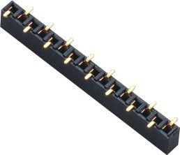 2.0女性ヘッダーのNI上の単一の列SMT PA9Tのタイプ1かタイプ2の高い4.3 AU