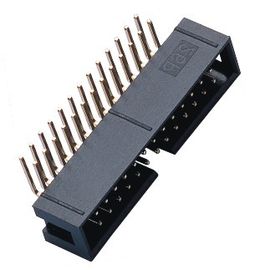 黒90度のくねりPA9Tの抵抗2.54 Mmのピッチ ヘッダー箱ヘッダー1000mΩ分の
