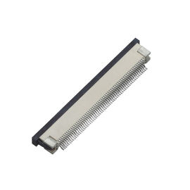 無光沢のSn LCP 94V-0 WCONの単一の列PinヘッダーFPC 0.5ピッチ直角SMT