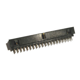 まっすぐなPA9Tの黒2.00の箱ヘッダー14P H=6.4 Sel.Goldのフラッシュ/Sn ROHS