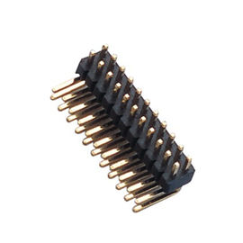 二重列SMT直角ヘッダーのコネクター1.27 MmピッチPA9T 2x20 Pin