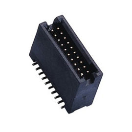 Diff.Postの高温材料ROHSとの黒いプラスチック1.27箱ヘッダー50Pin SMT LCP