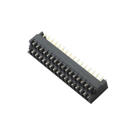 7.62mmのターミナル ブロックは列PA66の黒Snによってめっきされる25%GF UL94V-0の黄銅を選抜します