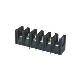 7.62mmのターミナル ブロックは列PA66の黒Snによってめっきされる25%GF UL94V-0の黄銅を選抜します