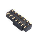 2.0mm SMTのメス コネクタLCPは蛍光体青銅の金のフラッシュを支持します