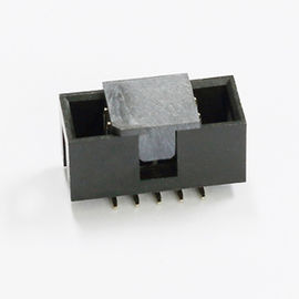 2.54mm 2 * 2P PA9T 1000V AC/DC箱ヘッダーのコネクターの背部接触材料の黄銅