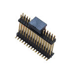 PCB板男性1.27*2.54mm Pinヘッダーのコネクターの二重列の倍のプラスチックSMT PA9T黄銅H=2.54