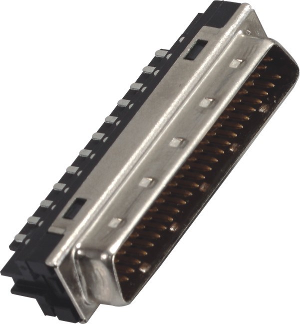 1.27*2.54 Pitchscsi 68のピン コネクタ男性コンピュータ ピン コネクタの計算機システム インターフェイス