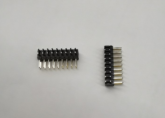 2.0AMP 500V 3 Pinエムピー・スリーPCBの倍の列のための直角ヘッダーのコネクター
