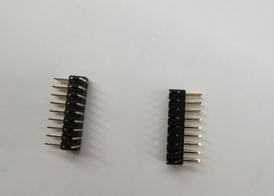 2mmの男性および女性ヘッダー ピン、500V二重列ヘッダーのコネクターの黒PA9T